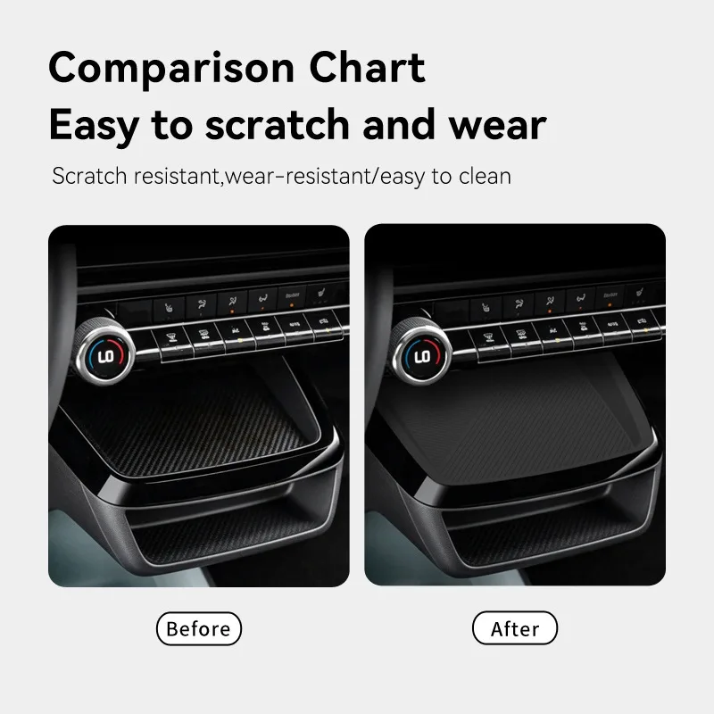 Wireless Charger Silicone Anti-Slip Mat for 2027 Chevy Bolt EV, Car Interior Modification Accessories