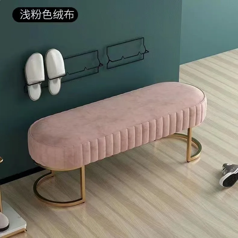 Home shoe changing stool, home door shoe testing stool, cloakroom, living room