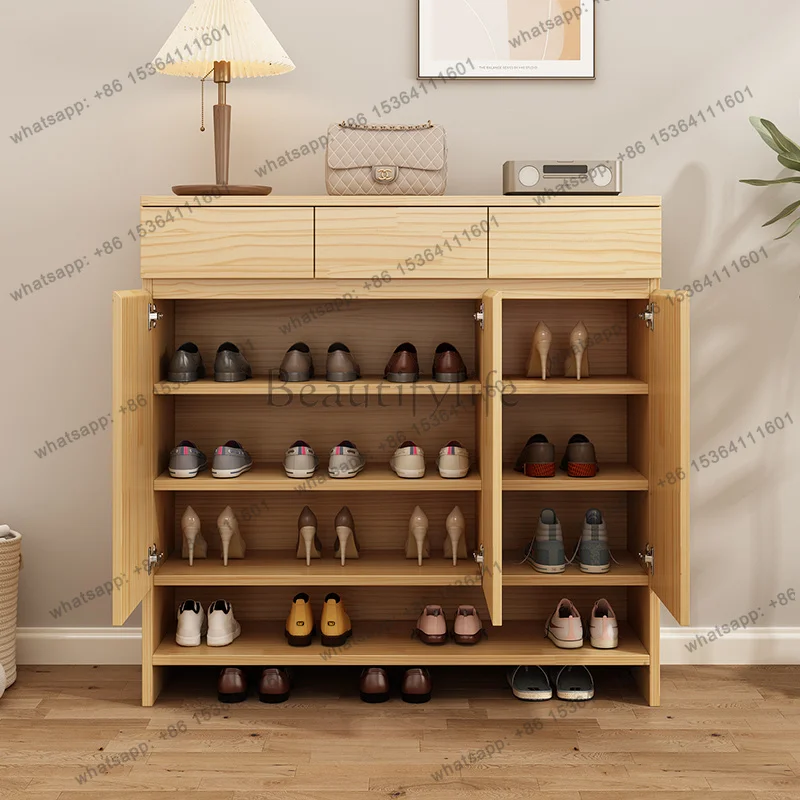 LD Storage Mobile Shoe Cabinet Organizer Living Room Wooden Designer Luxury Box Shoe Shelf Modern Gabinete Shoemakers