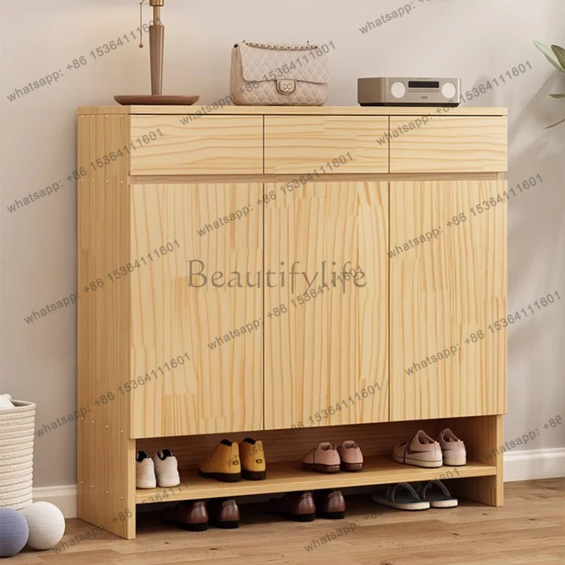 LD Storage Mobile Shoe Cabinet Organizer Living Room Wooden Designer Luxury Box Shoe Shelf Modern Gabinete Shoemakers