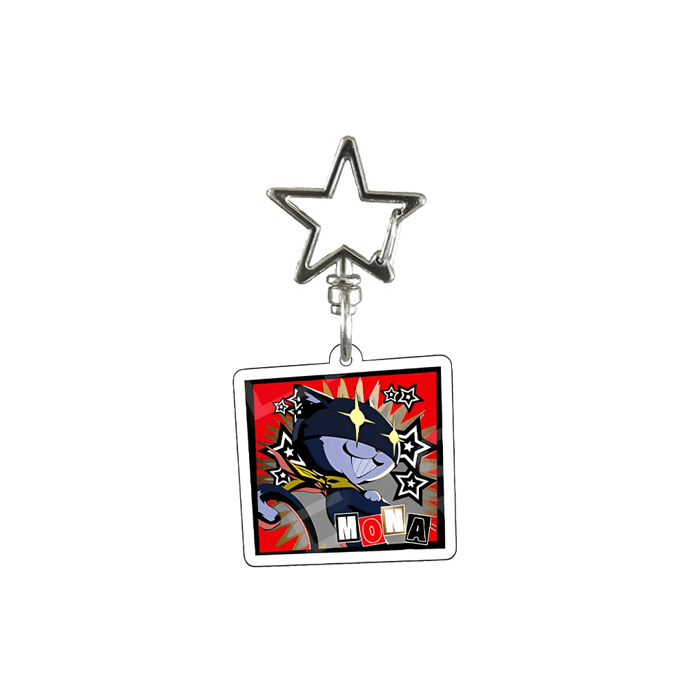 Persona 5 Joker Ren Amamiya 6cm Acrylic Stand Keychain Star Buckle Square Kawaii Itabag Accessories P5 P5R Game Fans Gift