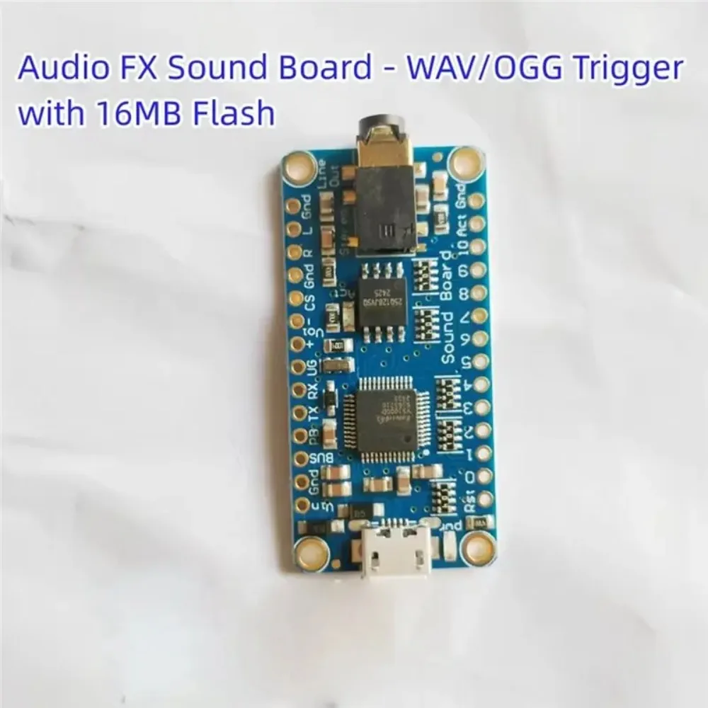 AvaCore2220 Audio FX Sound Board - WAV/OGG Trigger With 16MB Flash MP3 Sound Effects Module For DIY Arcade Props Voice Playback