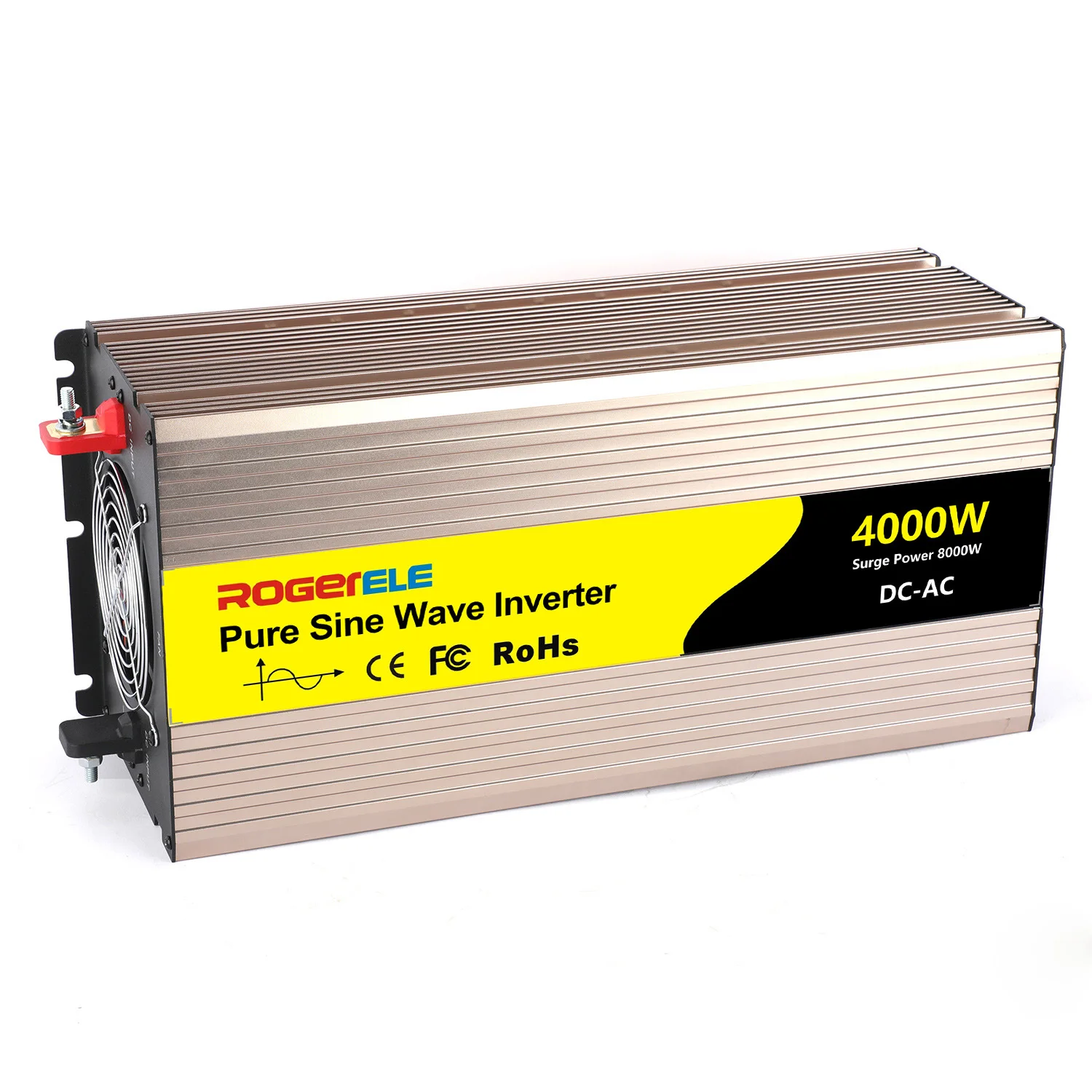 12V, 24V, 28V To 110V, 220V 4000W Full-power Pure Sine Wave Inverter, Outdoor Mobile Car Power Converter, Solar Inverter