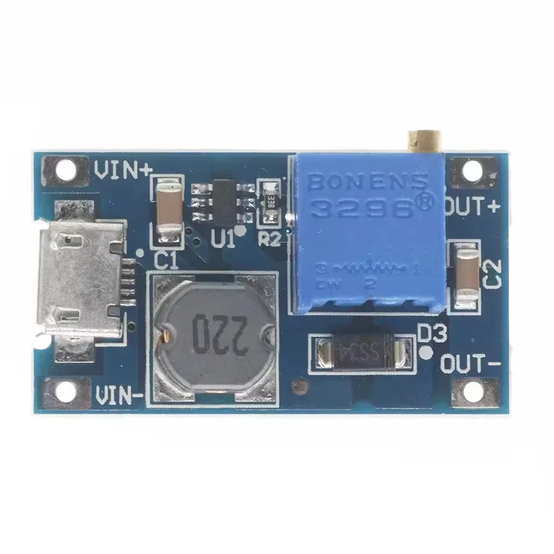 10pcs MT3608 DC DC Boost Module 2A 2V 24V to 5V 9V 12V 28V Adjustable Step Up Converter for Arduino DIY