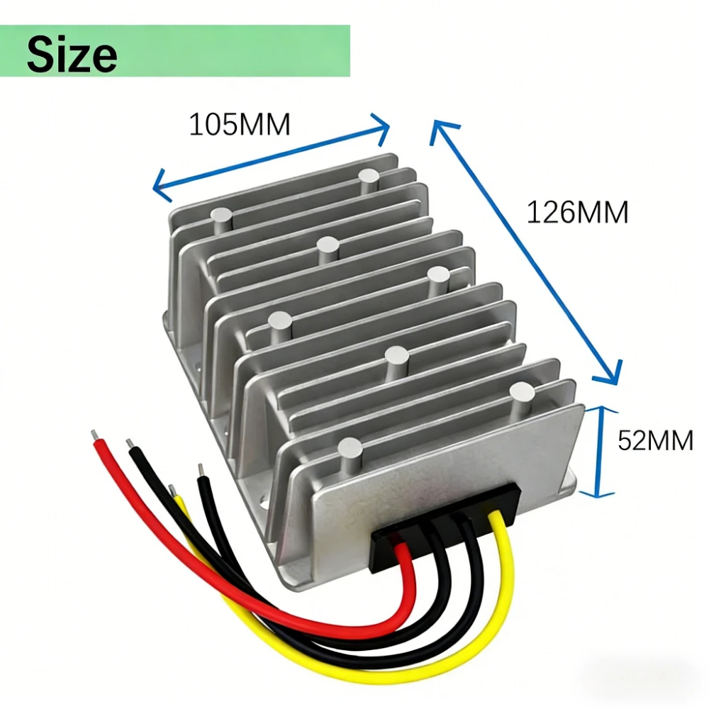 12V to 24V28V 20A/25A/30A/40A Booster Wide Voltage Input 9-35V to 36V DC Power Converter Inverter Transformer 24V20A 36V20A CE