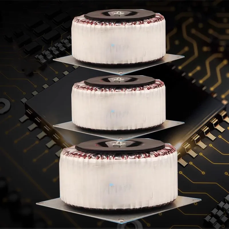 100W Double 12V 15V 18V 20V 22V 24V 28V Fire Bull Ring Transformer 220V Input Power Amplifier Ring