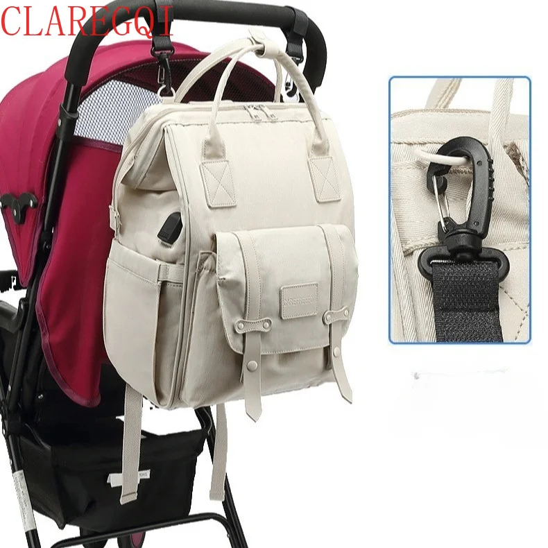 Mummy nursing bag Mother and baby diaper tote bag breast pump bag Large capacity and multi function Be waterproof Reusable