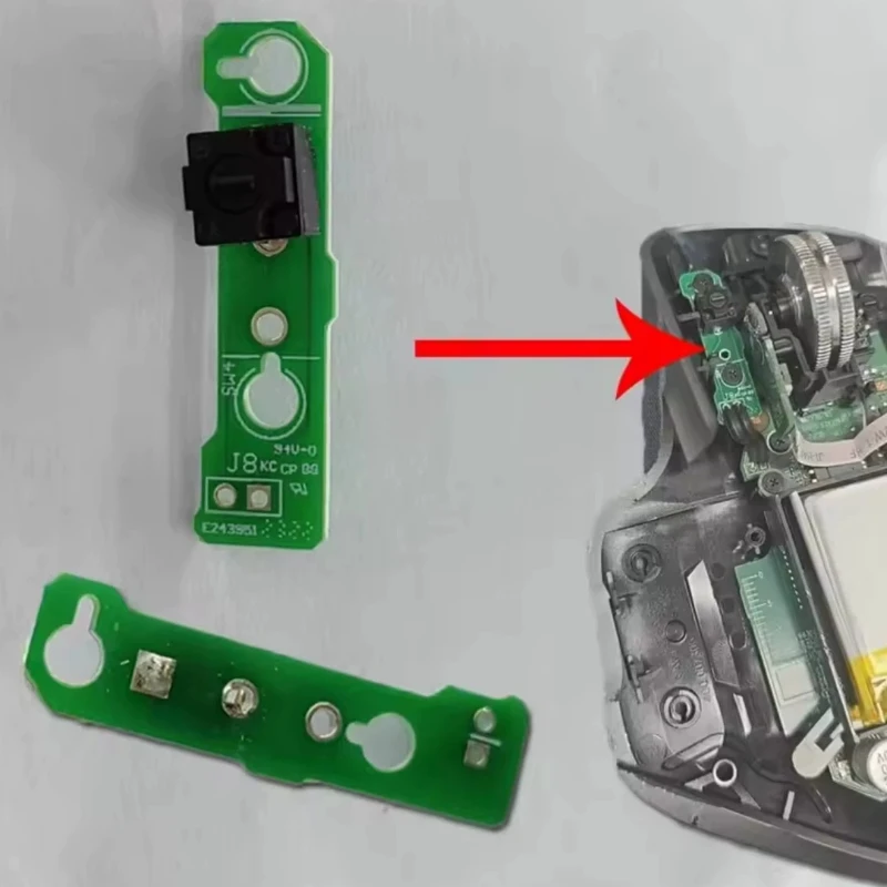 Repair Replacement Motherboard for Logitech MX Master3S,Left Button Switch Circuit Board,Practical Mouse Maintenance Spare Parts