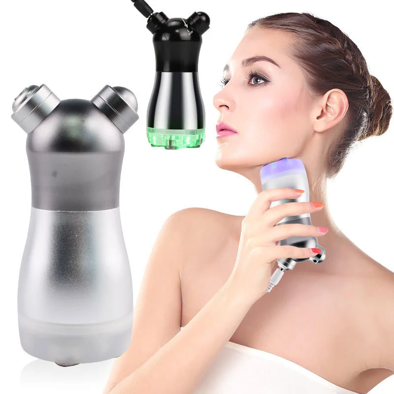 Face Massage Roller Led Light Photon Facial Mesotherapy Electroporation Face Lift Roller Beauty Machine for Skin Tightening