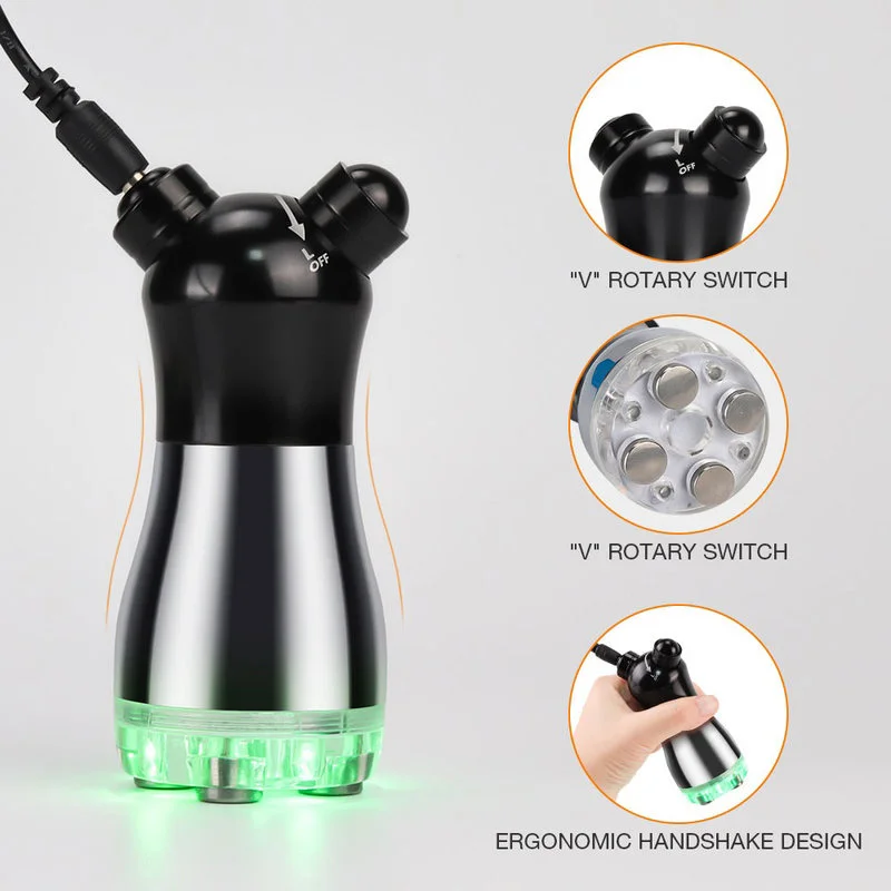 Face Massage Roller Led Light Photon Facial Mesotherapy Electroporation Face Lift Roller Beauty Machine for Skin Tightening