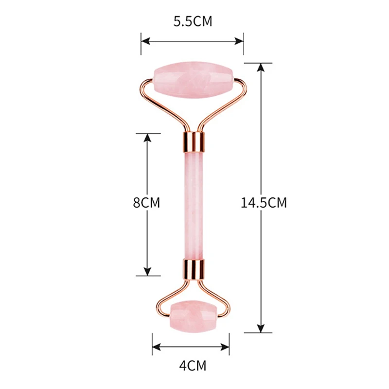 Jade Roller Massager Facial Lifting Skin Care Anti Wrinkle Face Neck Beauty Natural Gouache Scraper For Beauty Tool