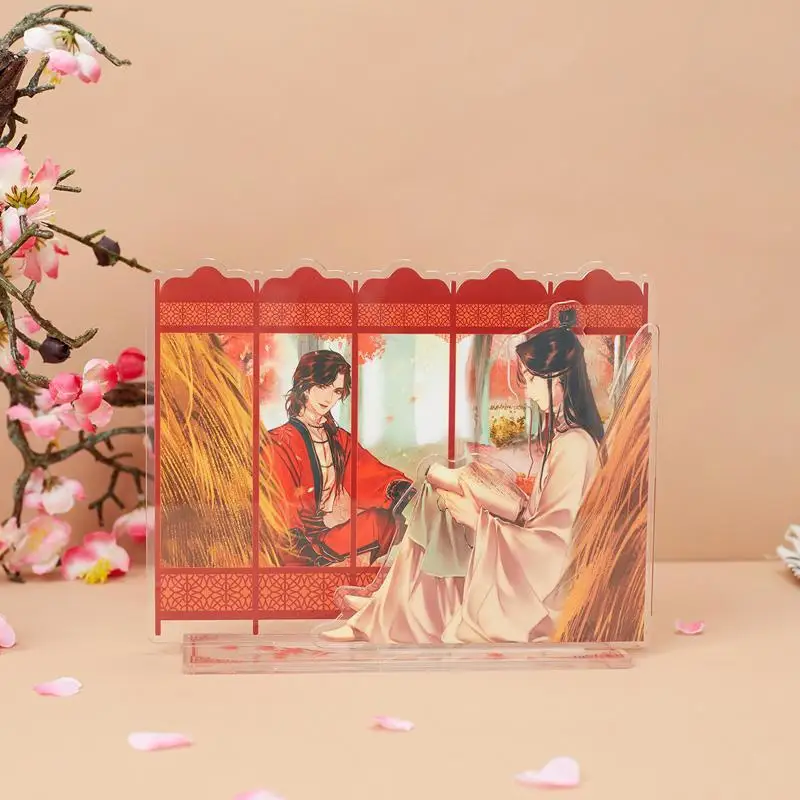 Heaven Official's Blessing Merch Double-sided Acrylic Standee Red Maple Forest Pu Qi Guan Hua Cheng, Xie Lian