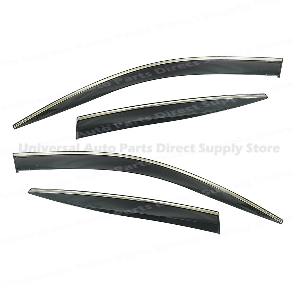 Window Visor Rain Deflector For Renault XM3 Arkana 2019-2022 Smoke Acrylic Side Door Sun Guard No Drilling Awnings Shelters 4PCS