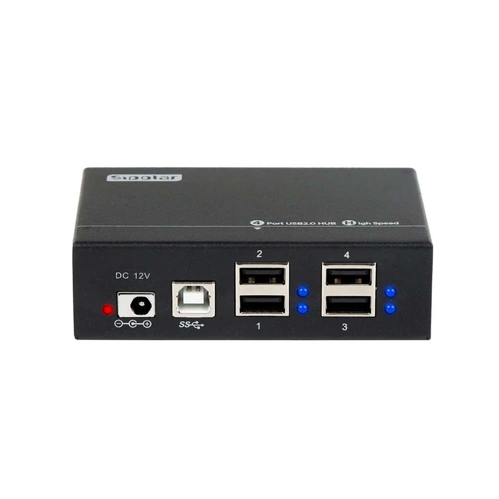 A-142 Sipolar 4 Port Usb 2.0 Hub  for Sd Card Usb  Duplicator  480M/bps Usb  Data Hub Splitter