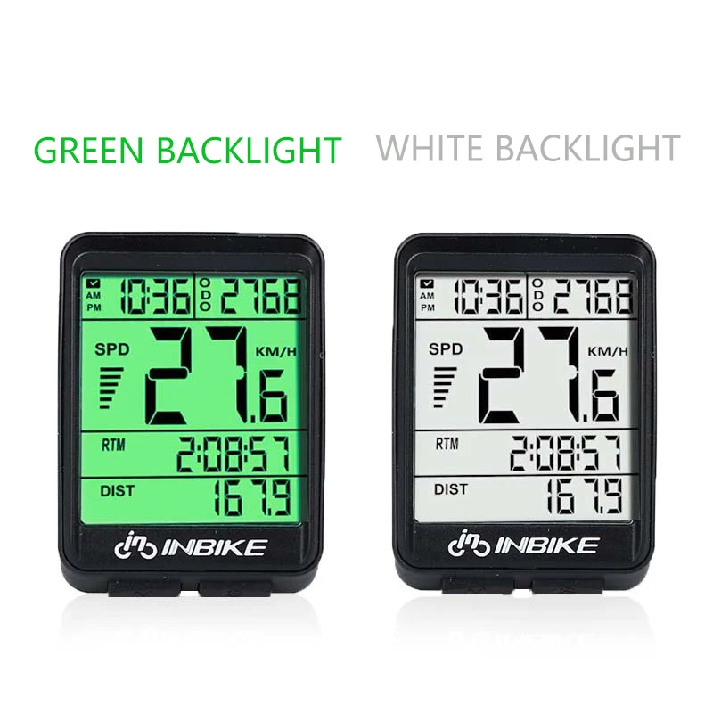 INBIKE Bicycle Computer Wireless And Wired MTB Bike Cycling Odometer Waterproof Bike Speedometer Stopwatch LED Digital Rate