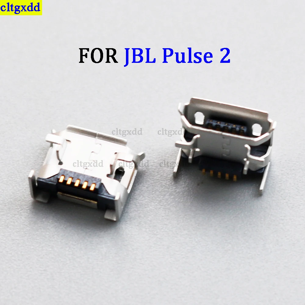Cltgxdd 10Piece for JBL Pulse 2 Bluetooth Speaker USB Dock Connector Pulse2 Micro USB Charging Port Socket Power Plug Dock
