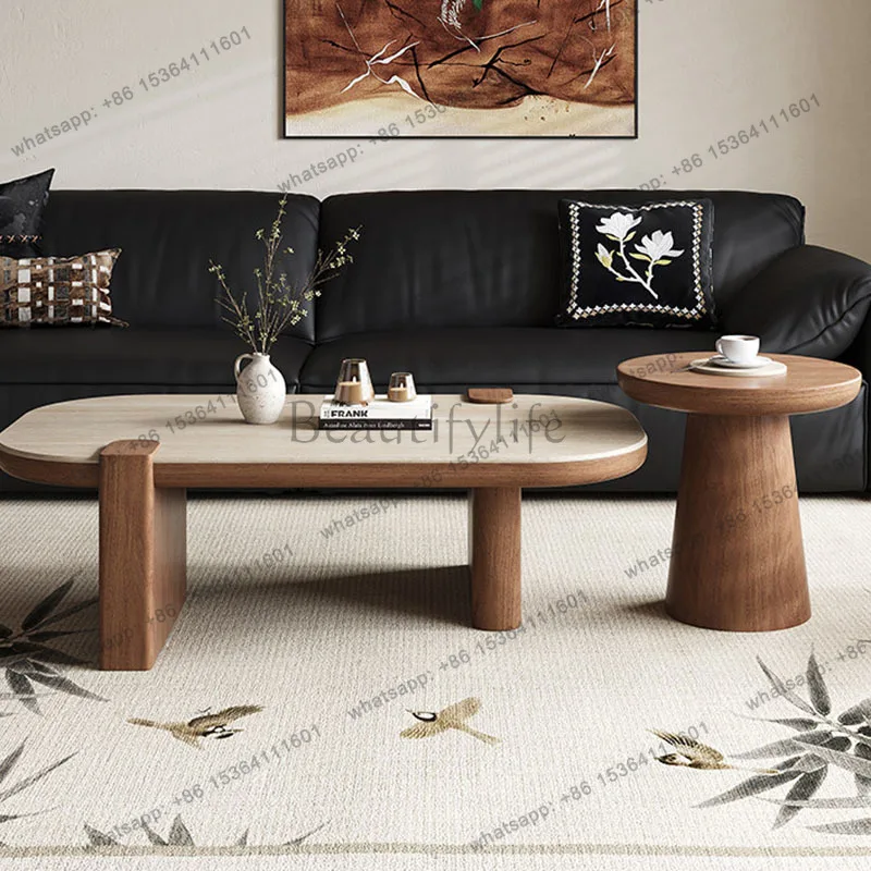 LDSpace Saving Unique Coffee Table Decoration Accessories Minimalist Adjustable Side Table Aesthetic Simple   Home Furniture