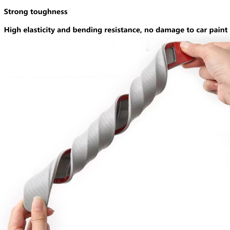 2/4PCS Car Front and Rear Bumper Anti-Collision Strip Door Body Anti-Scratch Anti-Collision Protection Sticker Car Accessories