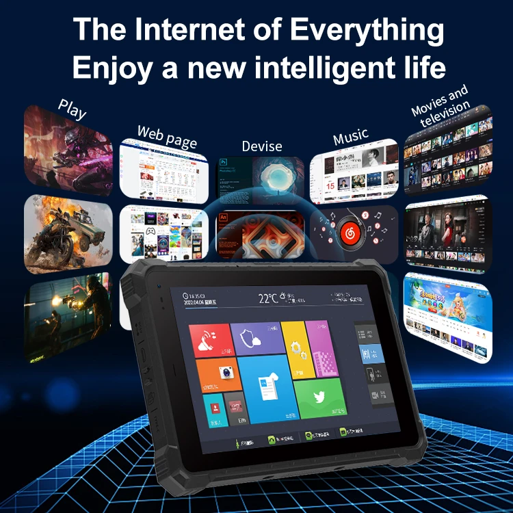 Cenava A10ST 10 Inch Rugged Android Tablet ATEX Certified with Barcode Scanner Waterproof Industrial Pc