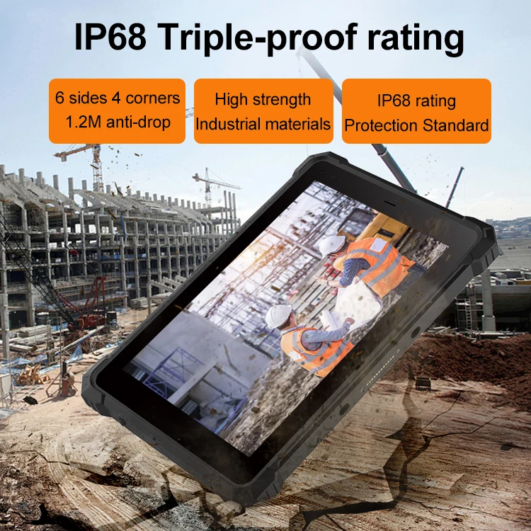 Cenava A10ST 10 Inch Rugged Android Tablet ATEX Certified with Barcode Scanner Waterproof Industrial Pc