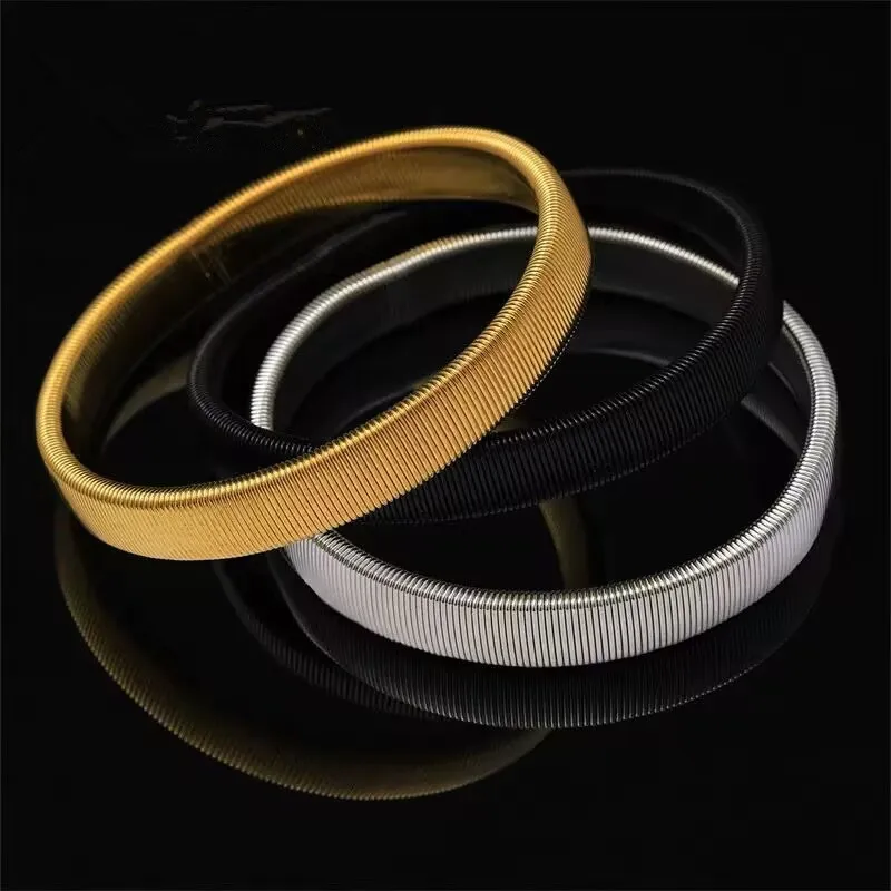 1cm Arm Warmer Shirt Sleeve Holder Metal Anti-Slip Elastic Bracelets Stretch Armband Bar Tool