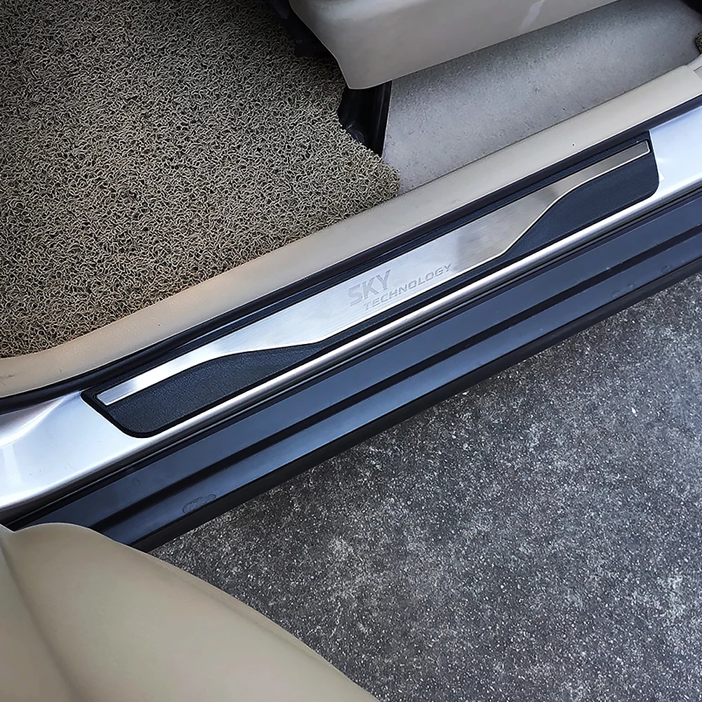 For Mazda 3 Car Threshold Trim Stickers Door Sill Pedal Protection Auto Accessories 2019 2020 2021 2022 2023 2024 2025 2026