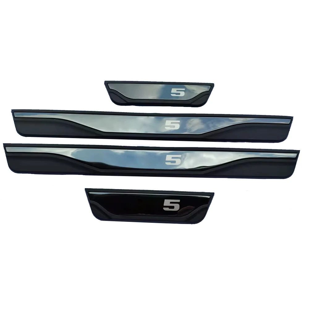 For MG5 Car Accessories Door Sill Pedal Protectors Scuff Plate Thresholds Stickers Styling Trim 2019 2020 2022 2023 2024 2025