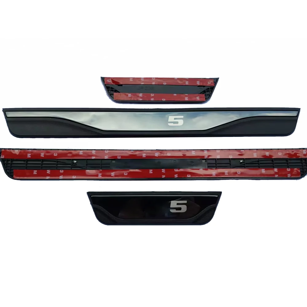 For MG5 Car Accessories Door Sill Pedal Protectors Scuff Plate Thresholds Stickers Styling Trim 2019 2020 2022 2023 2024 2025