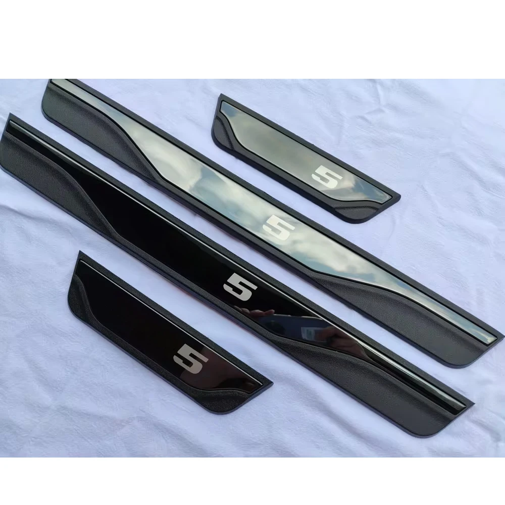 For MG5 Car Accessories Door Sill Pedal Protectors Scuff Plate Thresholds Stickers Styling Trim 2019 2020 2022 2023 2024 2025