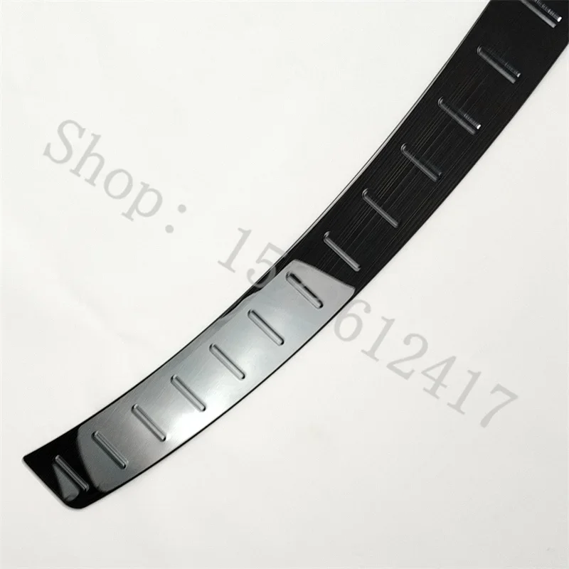 For Infiniti QX70 2013 2014-2019 Rear Door Bumper Protector sill plate/ Trunk Tread Plate Trim rear styling car accessories