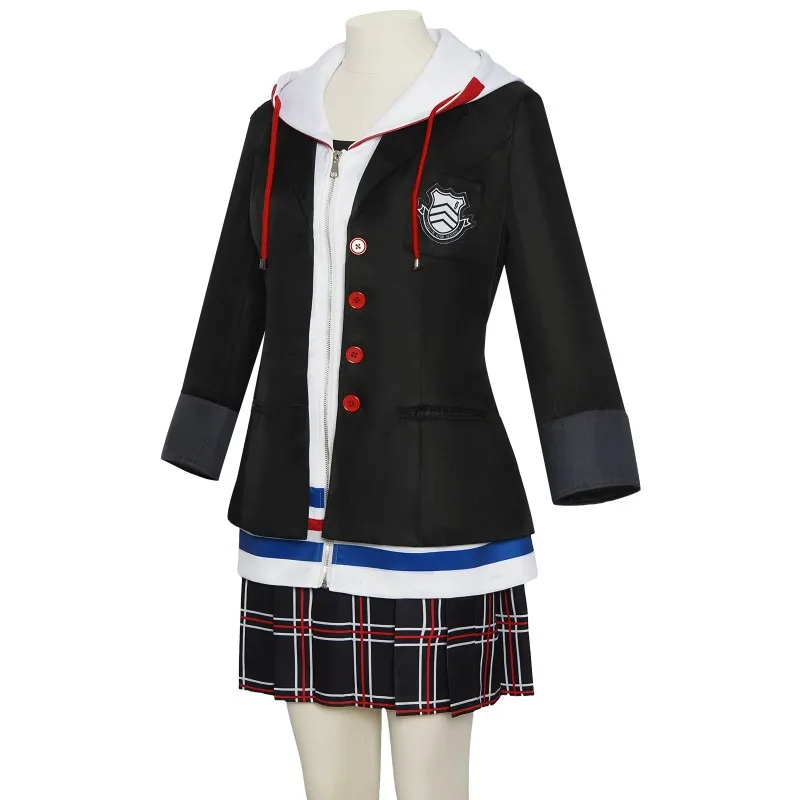 Halloween 2026 Takamaki Ann Cosplay Costume Anime PANTHER Girl's School Uniform Carnival Party Anne Takamaki JK Uniform Skirt