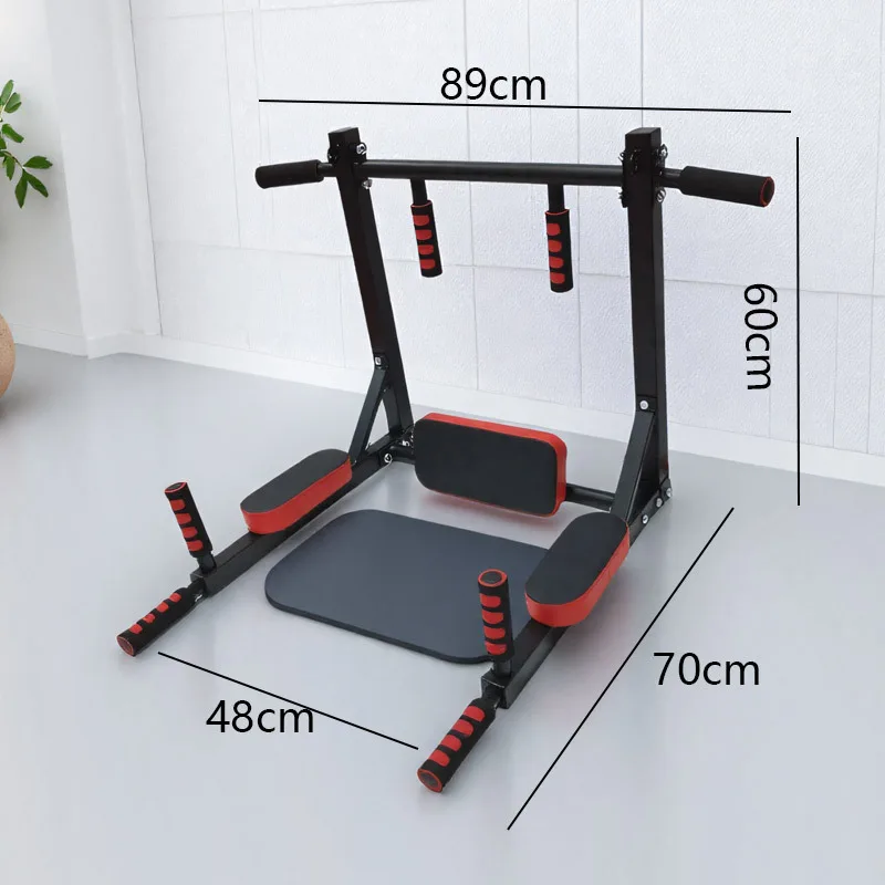 Wall Pull Up & Parallel Bar Set Household Indoor Fitness Training Equipment