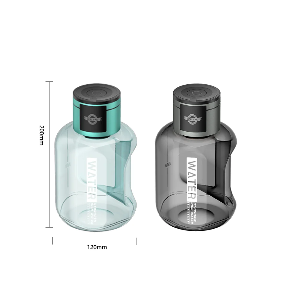 Hydrogen Water Generator Bottle 1L Capacity 2000PPB Aluminum Oxide Tritan Material