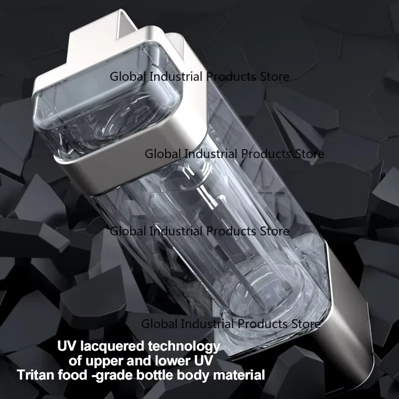 10000PPB Hydrogen Rich Water Bottle SPE/PEM Water Generator with Inhaler Portable Hydrogen Water Flask for Health Benefits