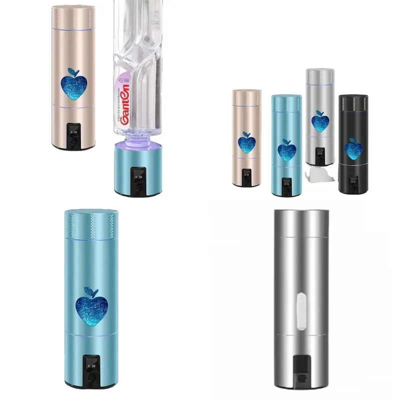 Portable Water Generator Bottle with SPE and PEM Technology for Rechargeable Portable Glass Water Generator