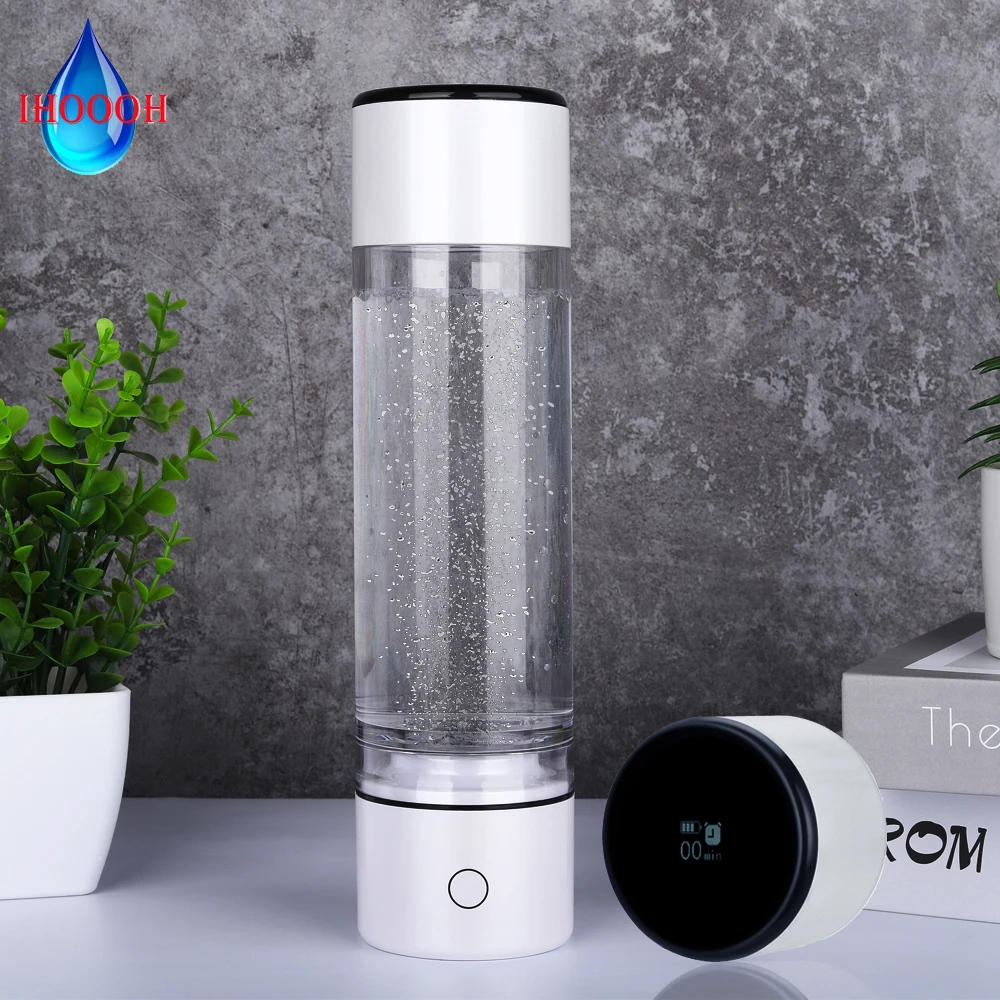 Quantum Smart MRETOH Molecular Resonance Nano High Rich Hydrogen Water Cup Generator SPE ORP Alkaline Ionizer Pure H2 Bottle