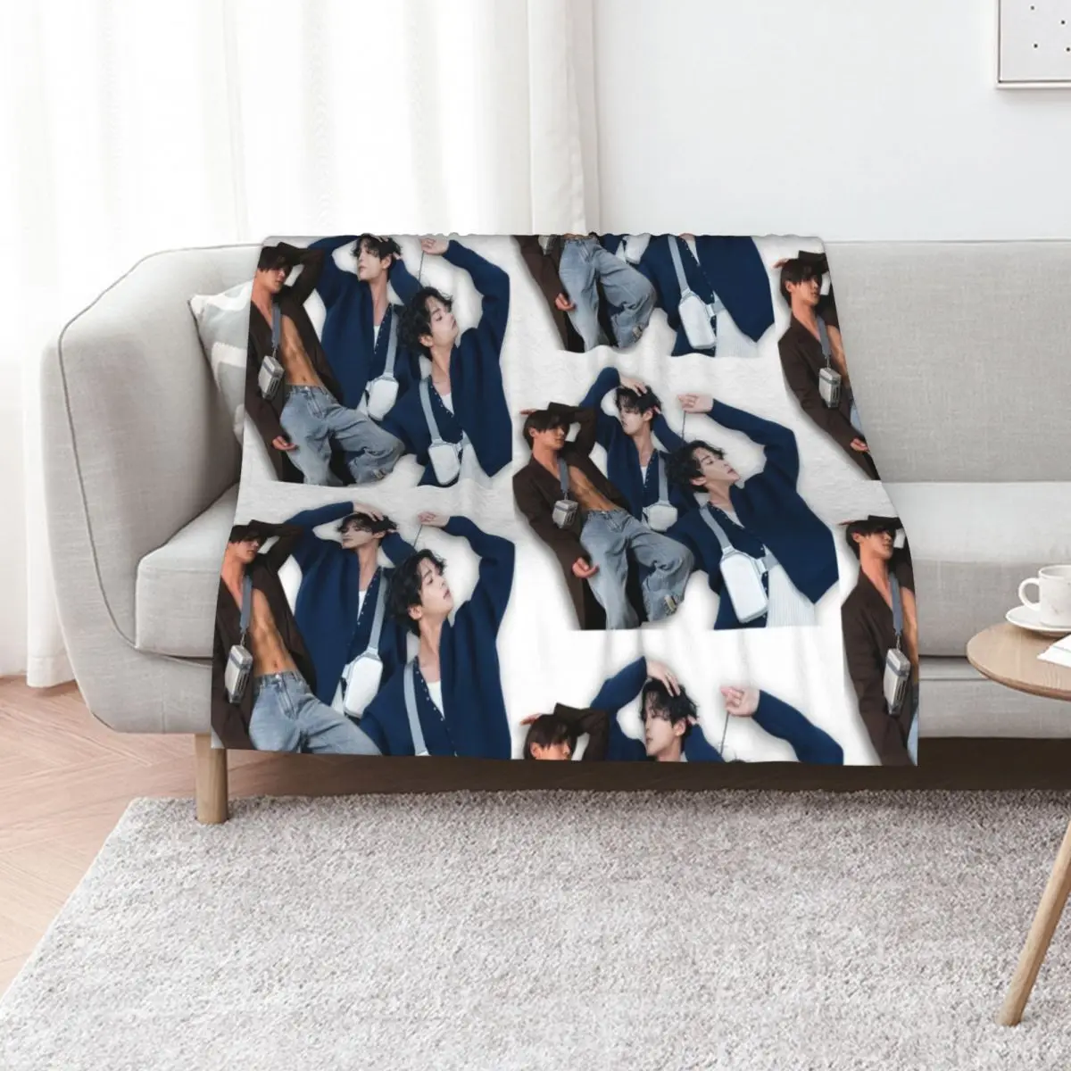 Rowoon SF9 Hot Throw Blanket Soft Luxury Brand blankets and throws Fashion Sofas For Decorative Sofa Shaggy Blankets