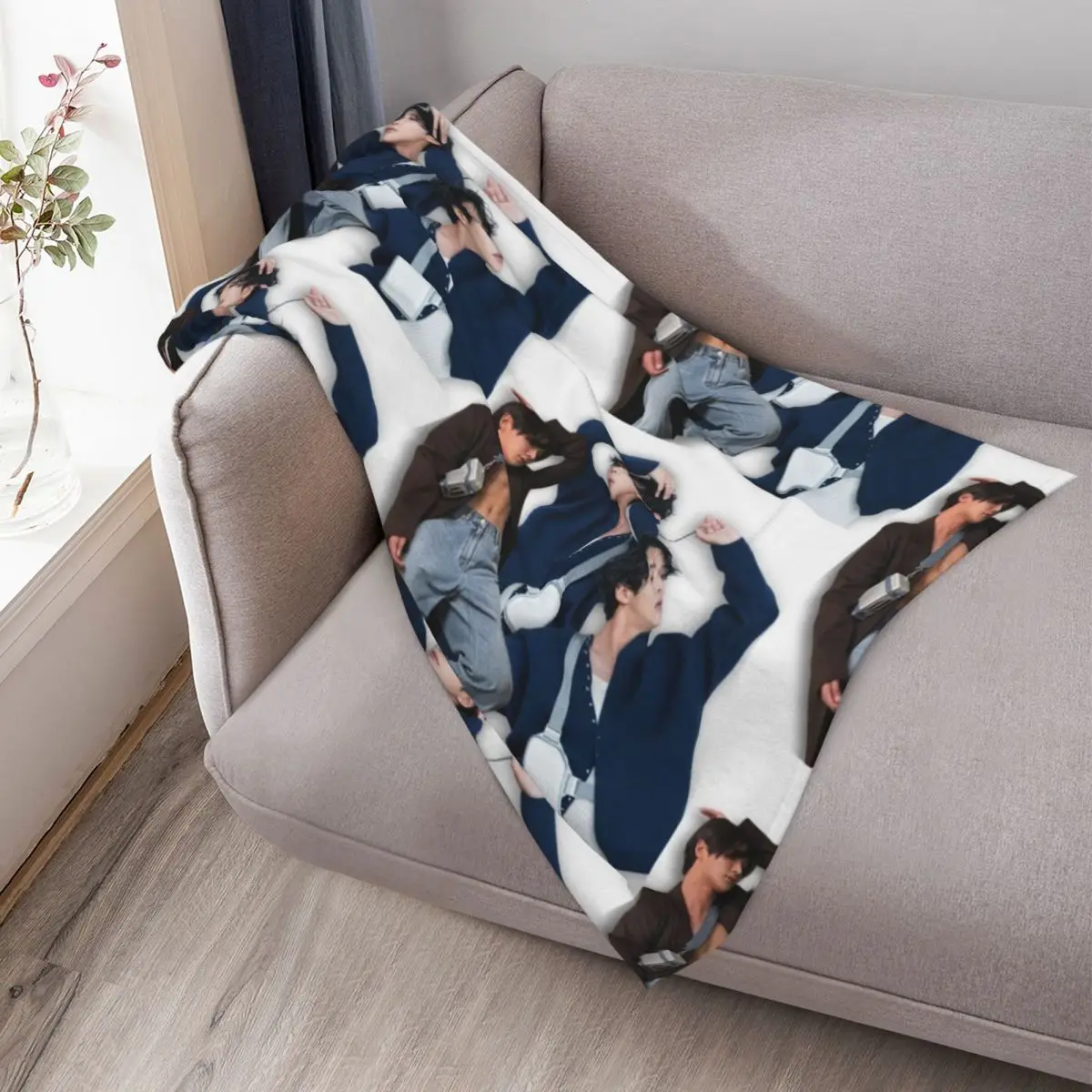 Rowoon SF9 Hot Throw Blanket Soft Luxury Brand blankets and throws Fashion Sofas For Decorative Sofa Shaggy Blankets