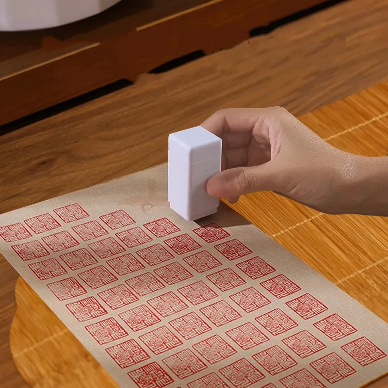 Photosensitive Finished Seal Engraving Stamp Personal Chop Set for Chinese Calligraphy Painting Exam Literary Works Exhibition