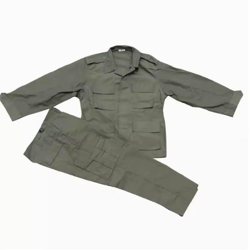 TACTICAL TOM TCU style BDU version RG cavalry green training suit combat suit set Long sleeved + Long pants BATTLE DRESS UNIFORM
