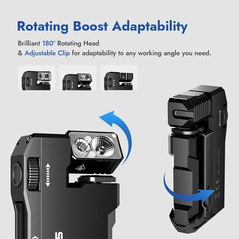 WUBEN G5 & X4 EDC Flashlight Rechargeable Portable Waterproof Torch With RGB Lights and Magnetic Tail Free Gift G5 Storage Box