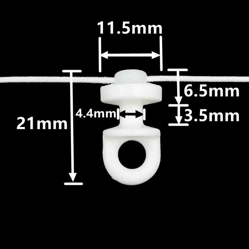 Silent S Fold Wave Curtain Track Pulley System Rail Line Runner Cable Wheel Roller Hooks for Home Decor