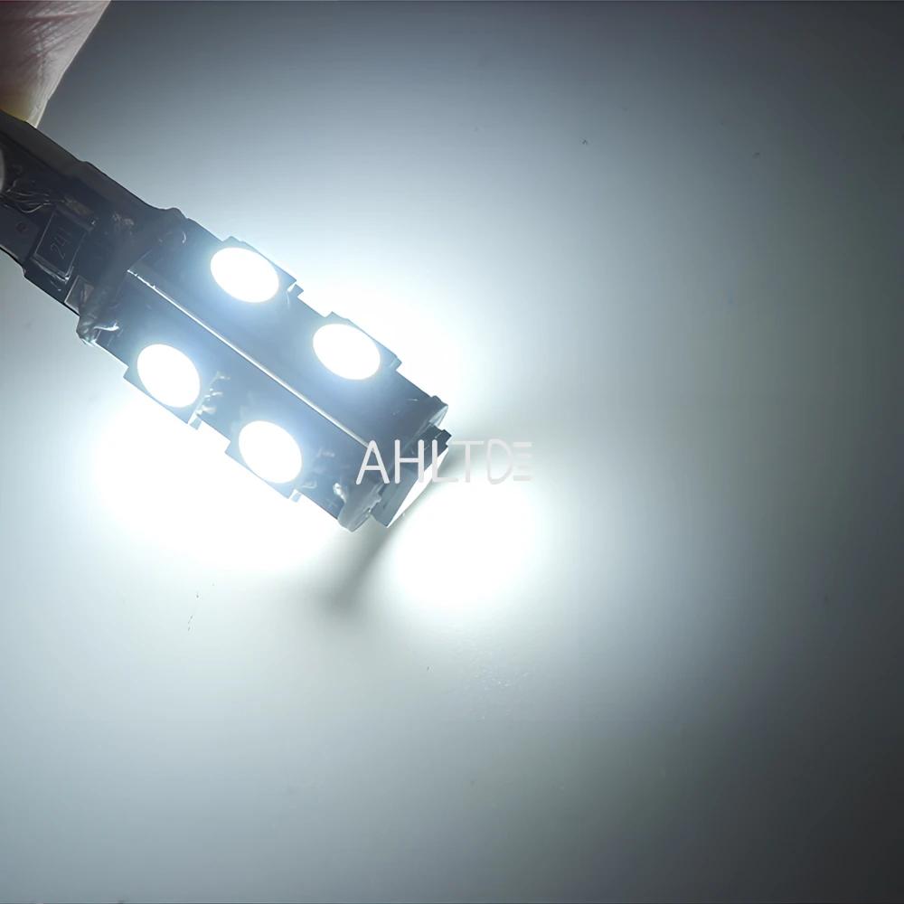 1/2/4/10pcs T10 W5W 194 5050 9smd Car Led Wedge Dome Reading Lamp CANBUS 12V Error Free License Plate Light Interior Trunk Bulb