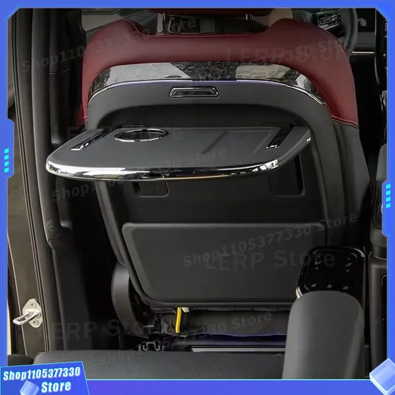 Foldable Car Seat Back Tray Table for Toyota Rear Interior Accessories Deluxe Storage Organizer with Cup Holder for Travel