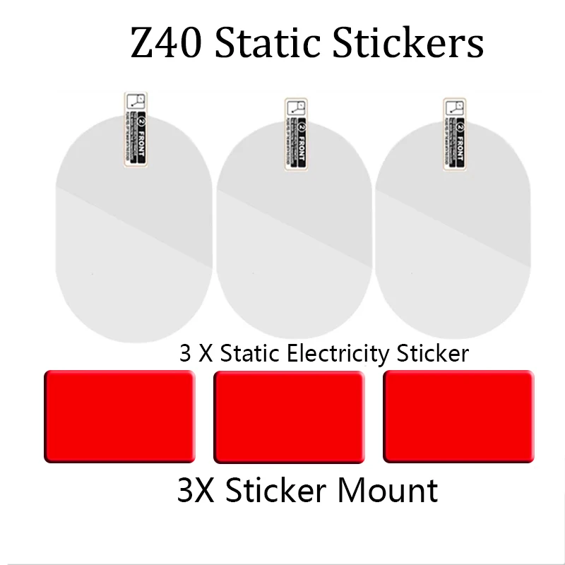 For DDPAI Z40 Dash Cam Smart Film and Static Stickers for DDPAI Car DVR  film holder 3pcs