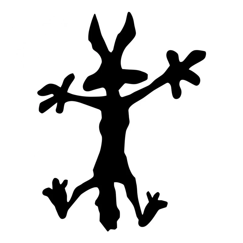 Interesting Car Stickers For Coyote Crash Койот Motorcycle Decal High-quality waterproof PVC Windshield Auto Accessories