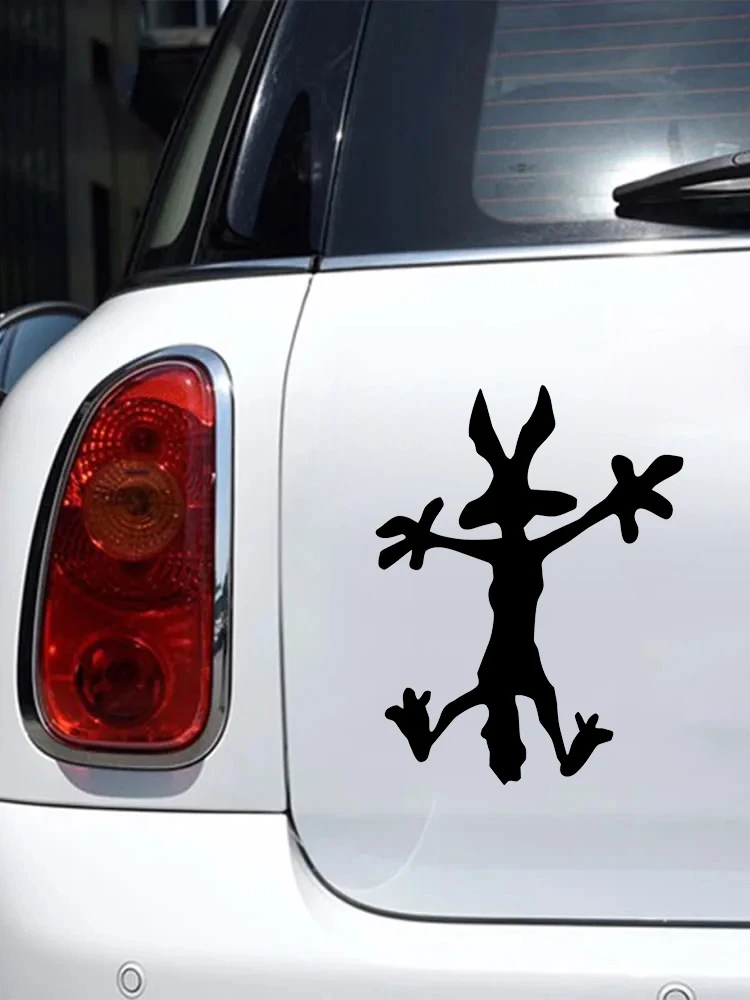 Interesting Car Stickers For Coyote Crash Койот Motorcycle Decal High-quality waterproof PVC Windshield Auto Accessories