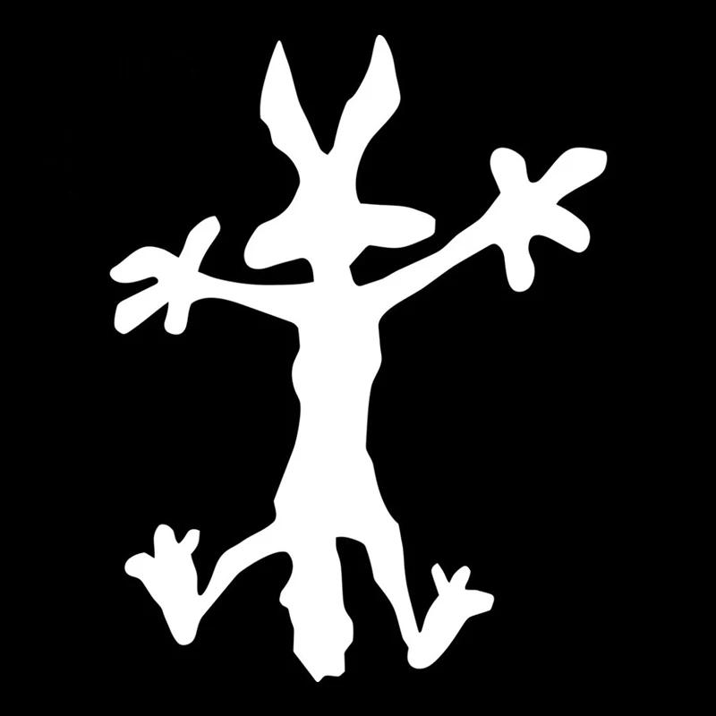 Interesting Car Stickers For Coyote Crash Койот Motorcycle Decal High-quality waterproof PVC Windshield Auto Accessories
