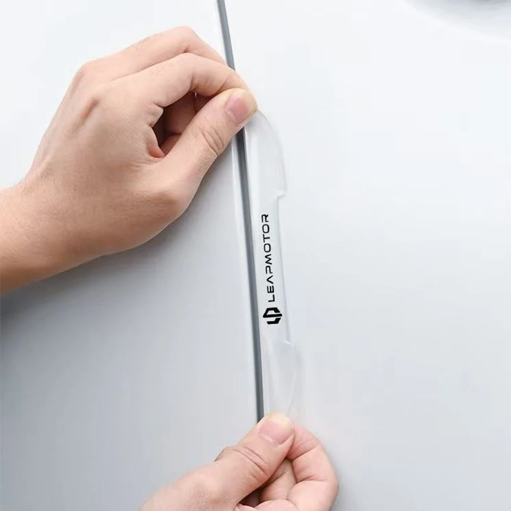 Car Door Edge Anti‑Collision Transparent Protector Strip Anti‑Scratch Guard For Leapmotor C10 C11 C01 T03 C16 B10 Car Exterior M