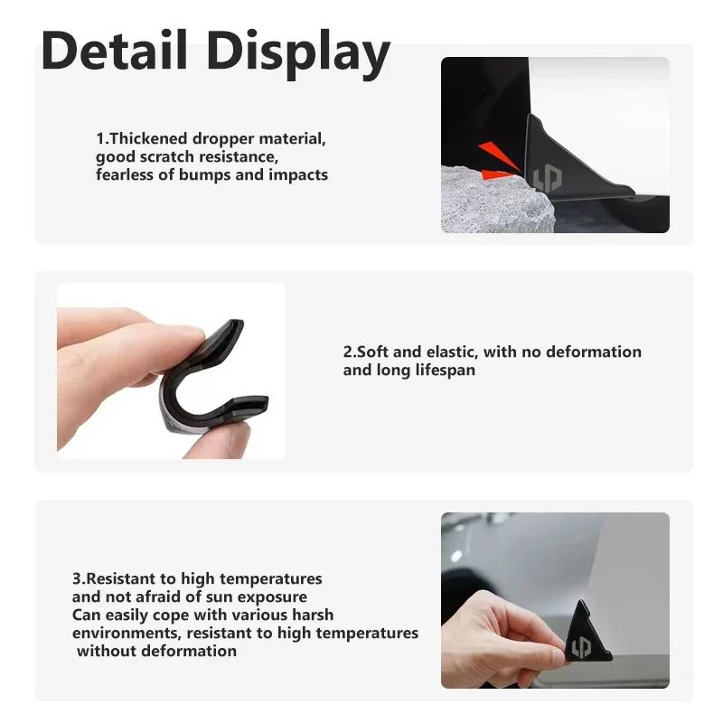 Car Door Corner Protector Silicone Anti Collision Guard for Leapmotor C10 C16 T03 S01 C11 C01 Auto Accessories